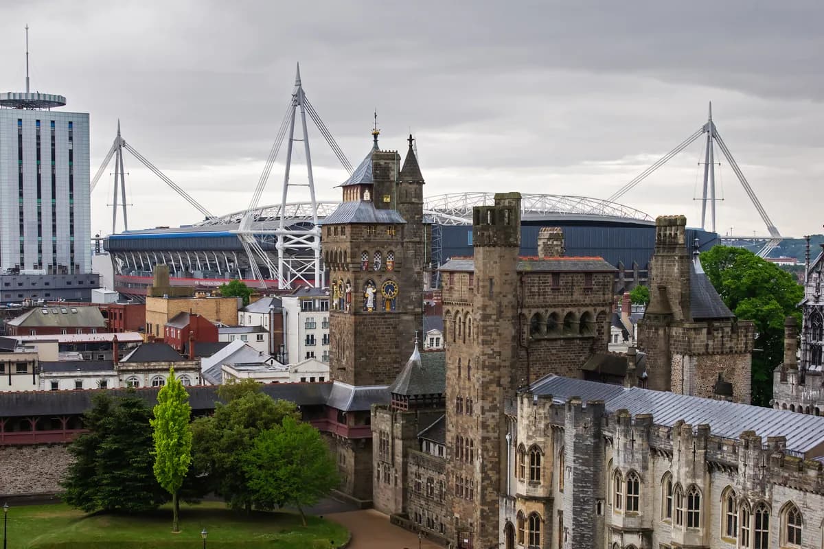 Cardiff cityscape