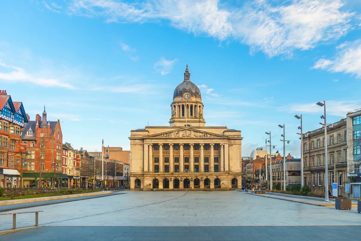 Nottingham cityscape